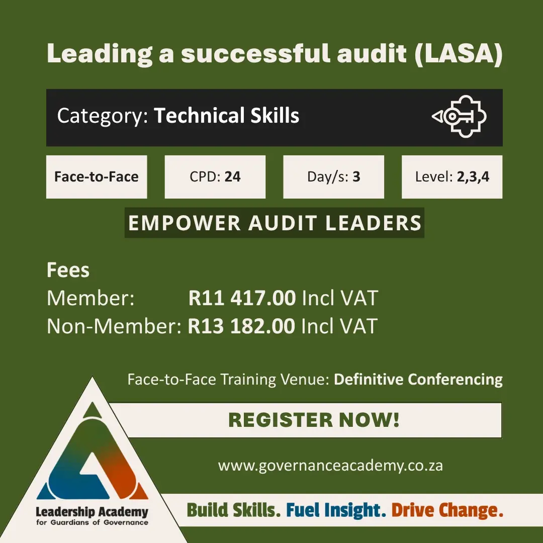 Leading a successful audit