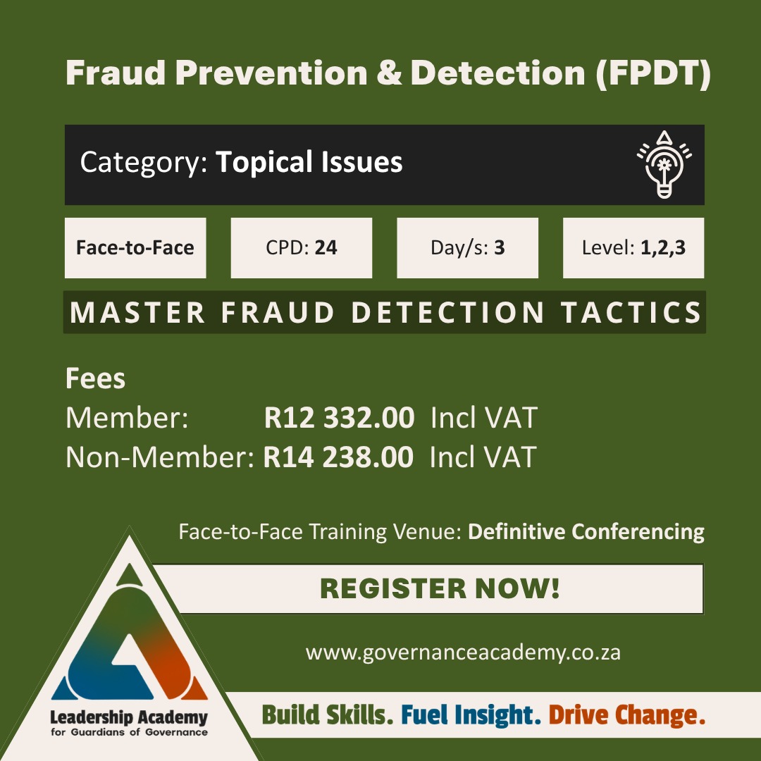 FPDT shows IAs & accountants Fraud Prevention & Detection for Auditors and Accountants